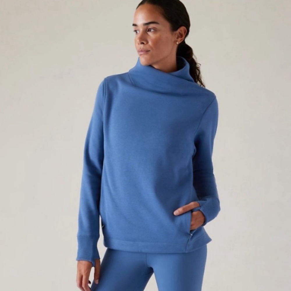 Athleta Cozy Karma Twist Neck Sweatshirt